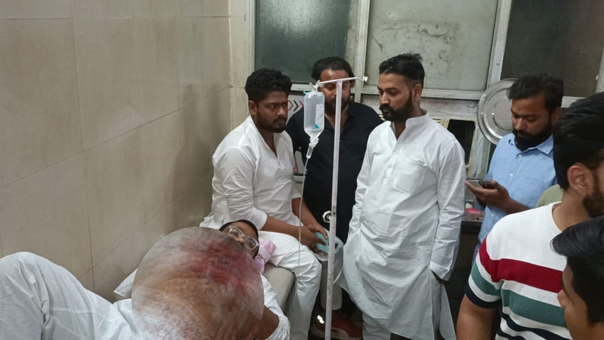 A businessman attacked in Bahraich.