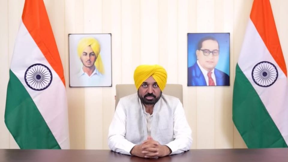 Punjab CM Bhagwant Mann Press conference in Chandigarh