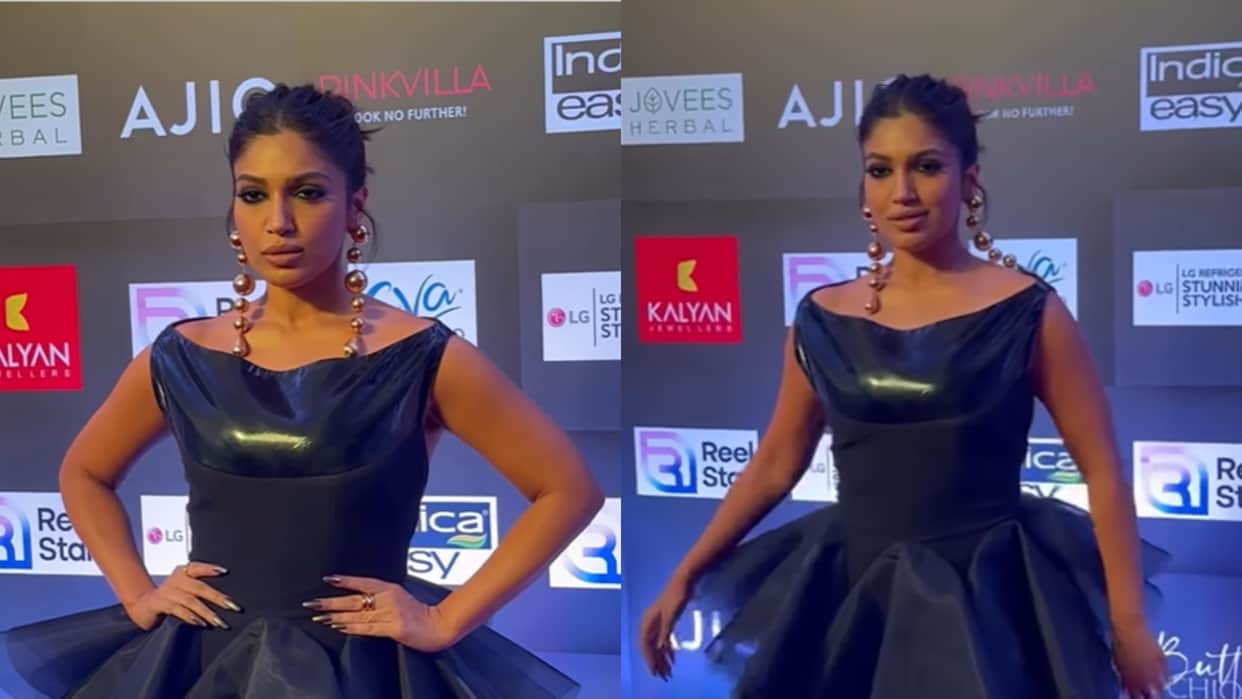 Bhumi Pednekar Badly Get Trolled For Wearing Black Shiny Dress Video Viral on social media