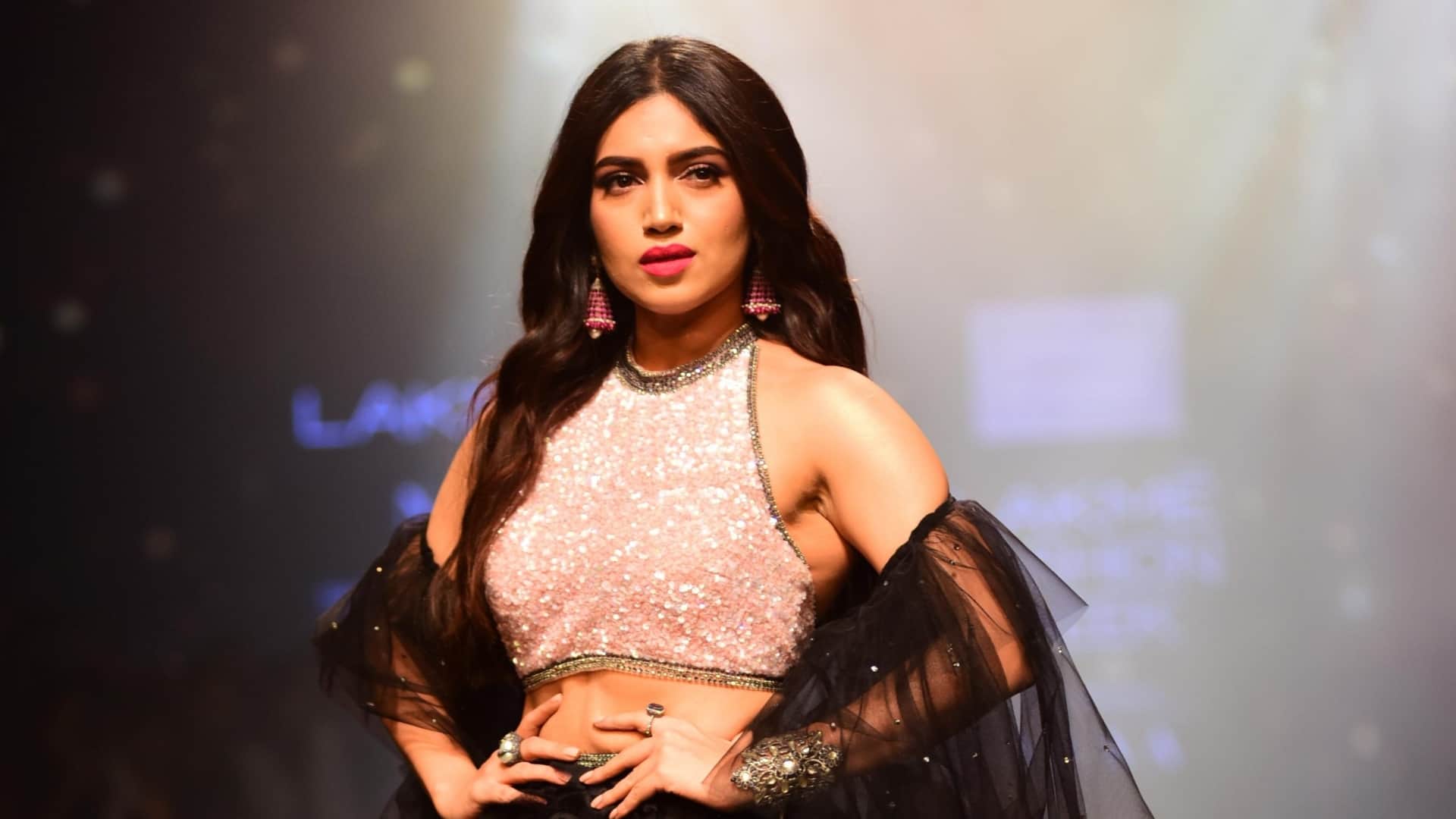 Bhumi Pednekar Badly Get Trolled For Wearing Black Shiny Dress Video Viral on social media