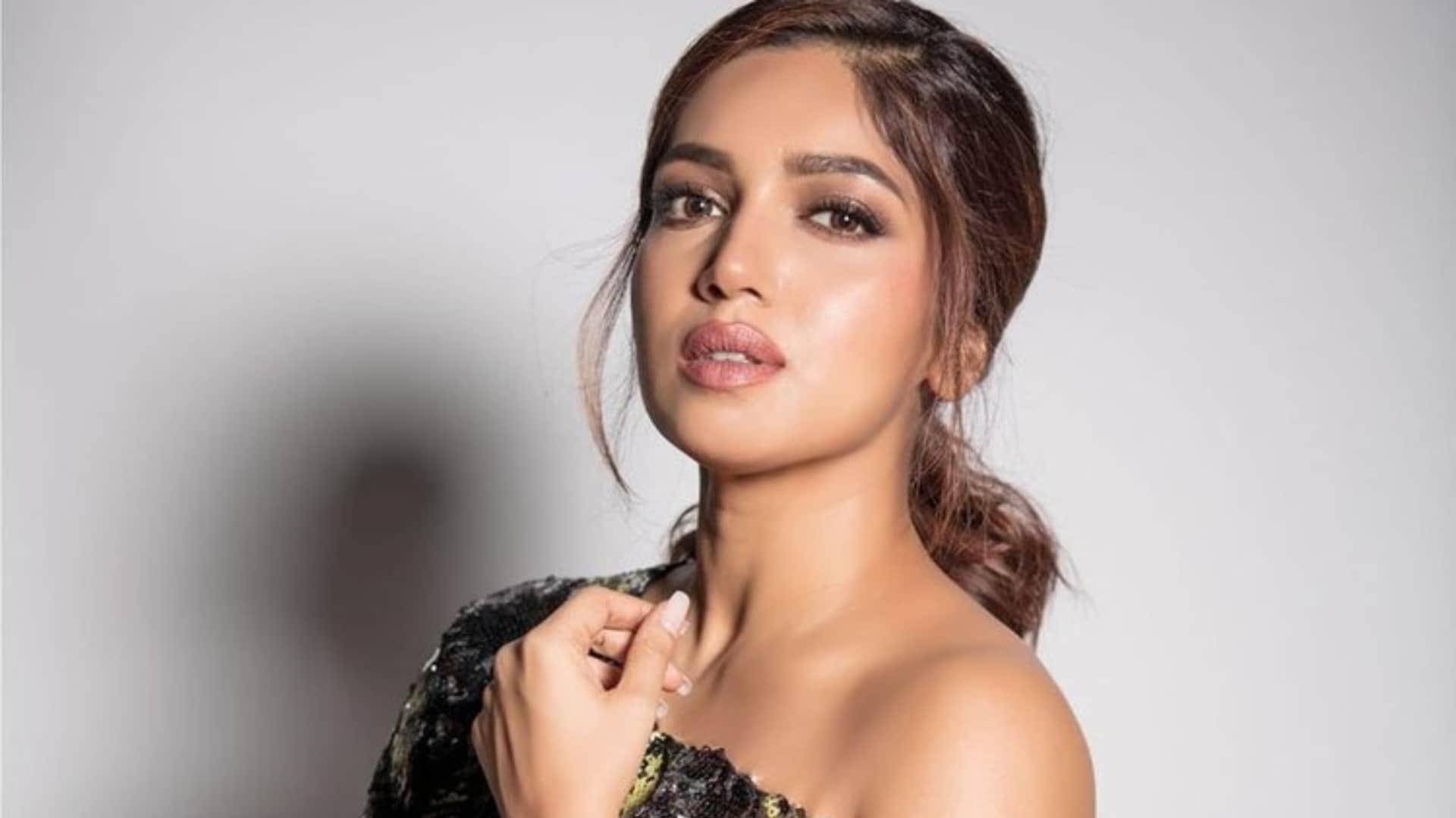 Bhumi Pednekar Badly Get Trolled For Wearing Black Shiny Dress Video Viral on social media