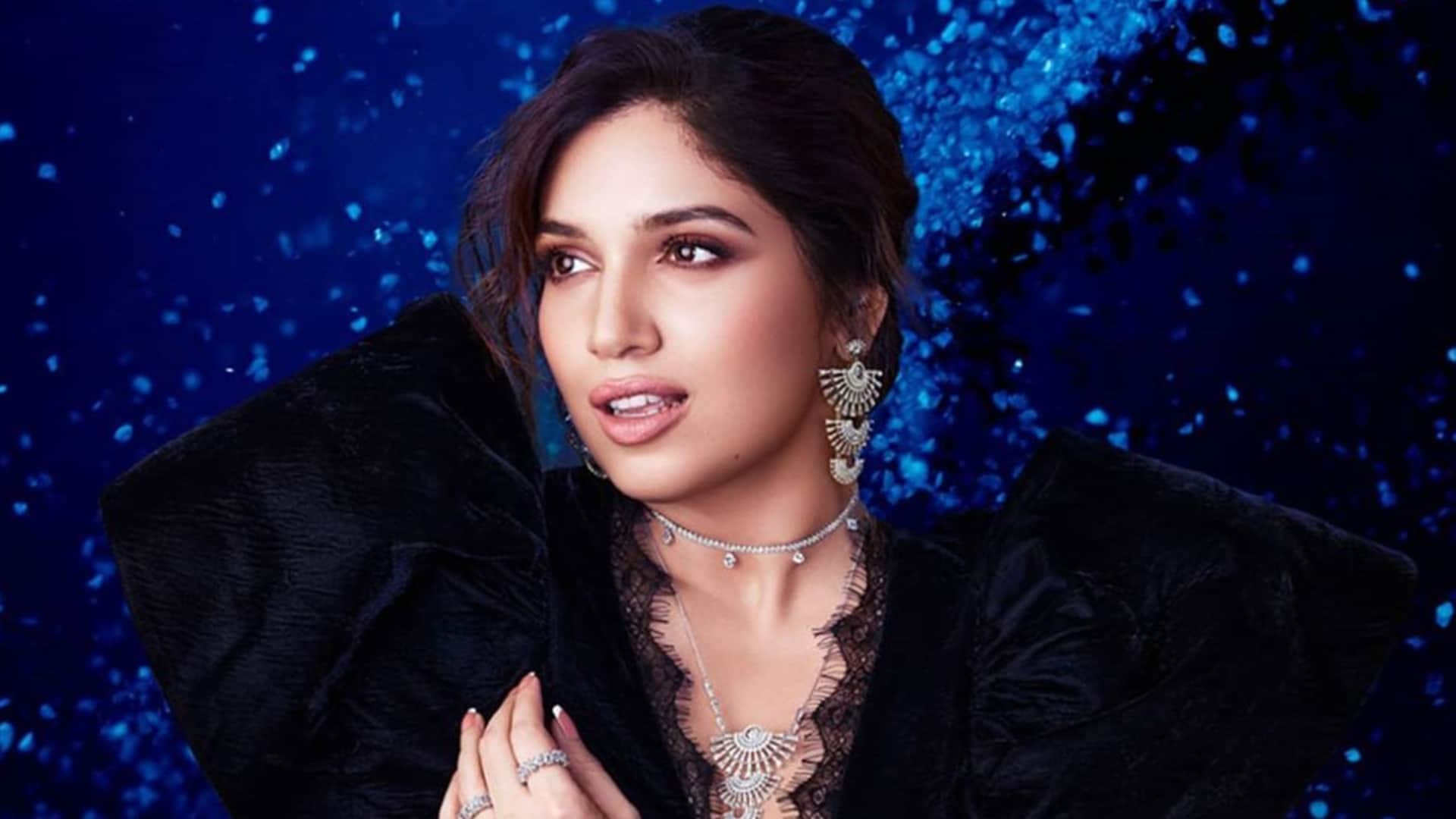 Bhumi Pednekar Badly Get Trolled For Wearing Black Shiny Dress Video Viral on social media