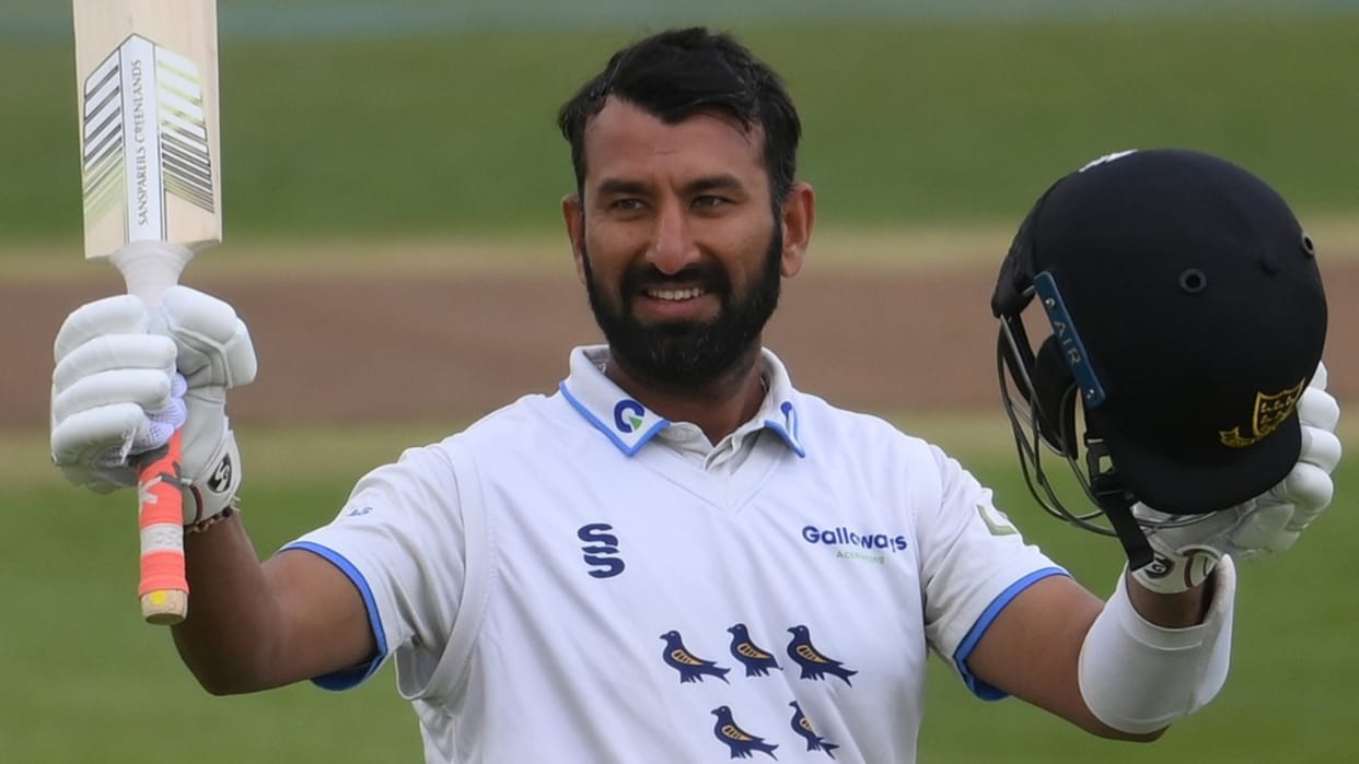Cheteshwar Pujara scored a century while captaining Sussex first time in County Championship