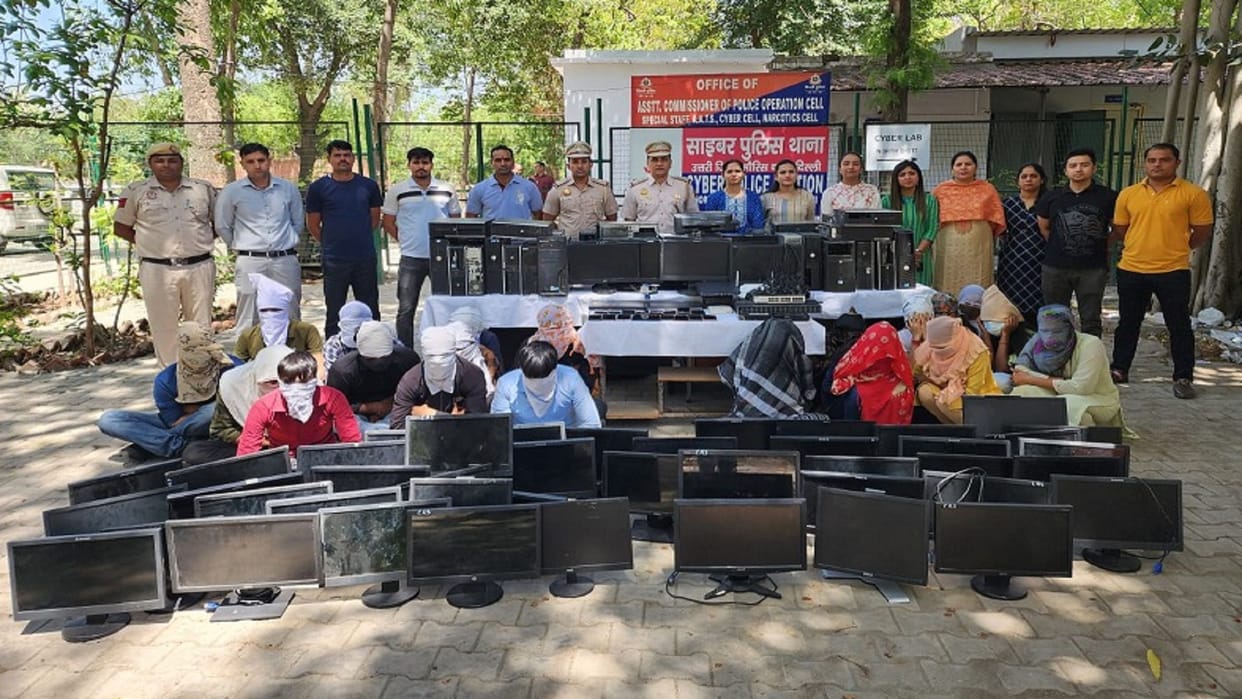 Cyber Cell of Delhi Police arrested 18 for cheating through Chinese loan app