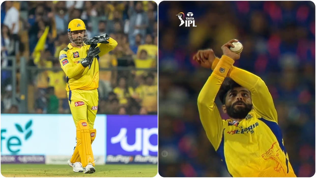 MS Dhoni Excellent Review and Ravindra Jadeja brilliant catch Amazed fans in CSK vs MI Match