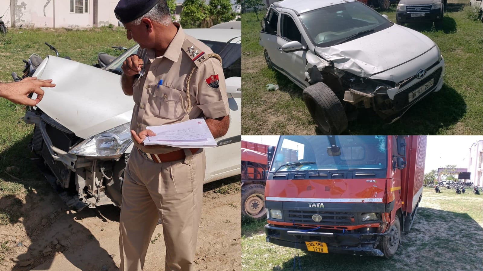 Four youths died in Karnal due to uncontrolled canter collision
