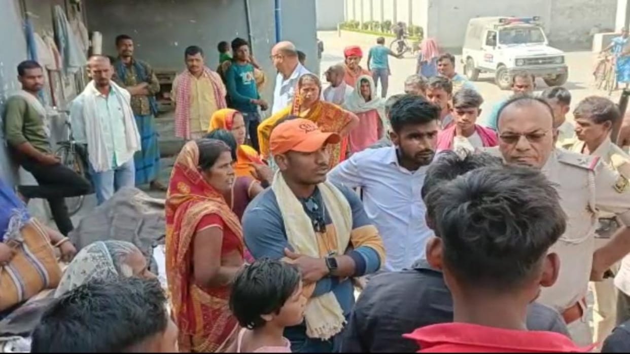 Mysterious death of a laborer working in a cement factory in Bhagalpur, angry relatives clashed with police