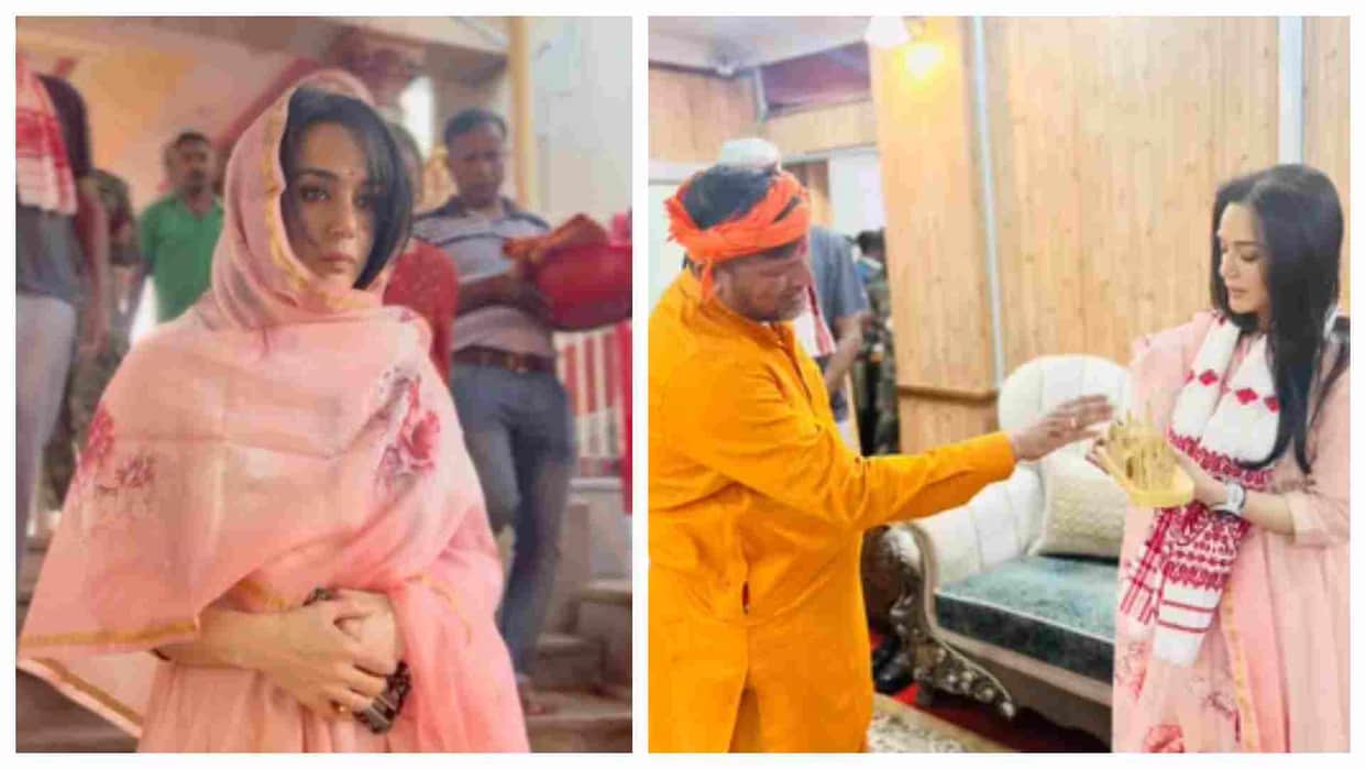 Preity Zinta Reached Kamakhya Devi Temple After Staying up All Night Actress shares video on social media