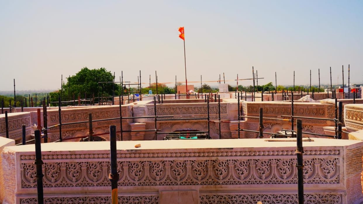 ground floor work of Ram temple is in the final stage