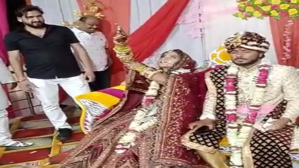 Video of bride doing aerial firing goes viral
