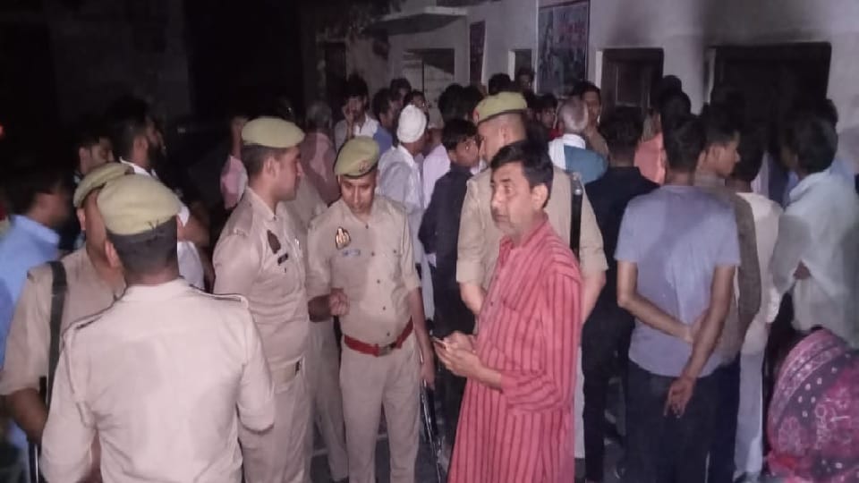 Pilkhuwa's Shiva temple caught fire under suspicious circumstances