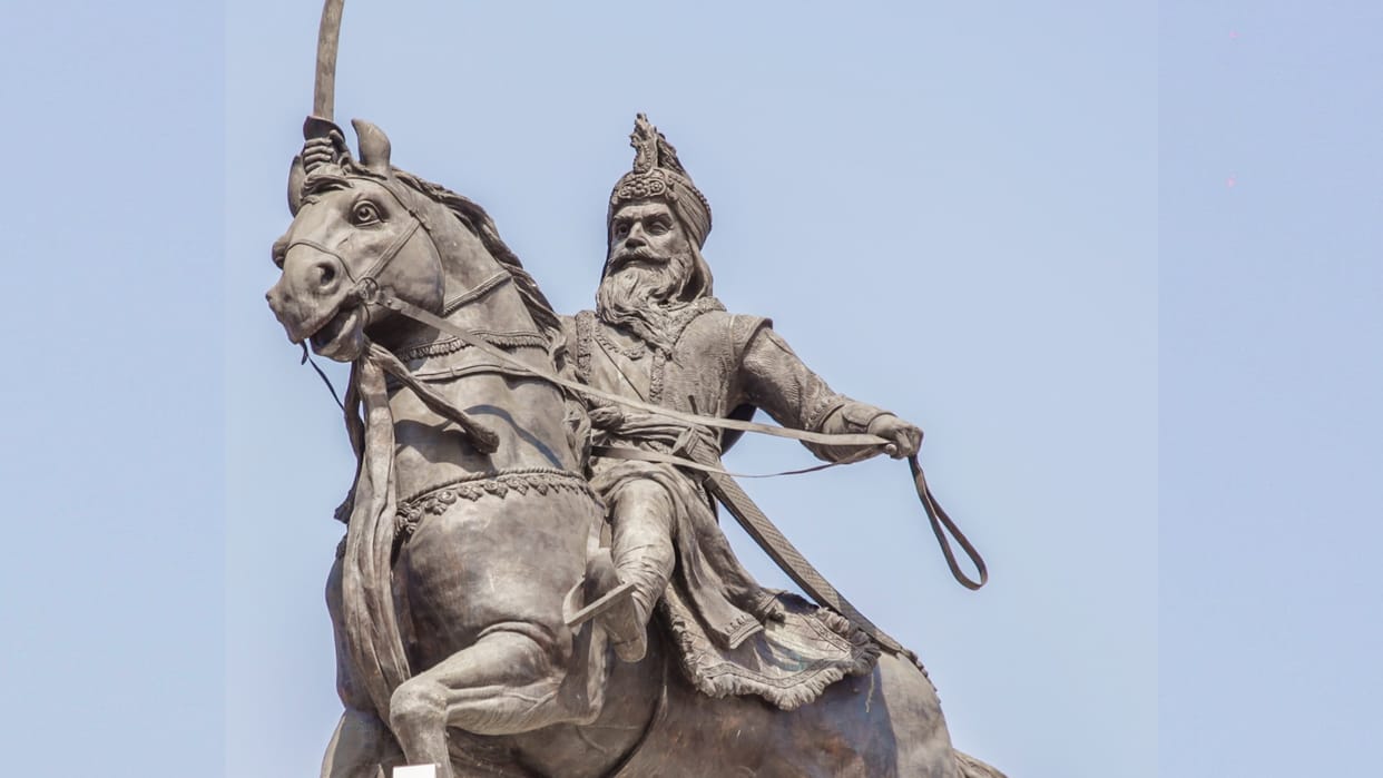 The British had looted the gold belt studded with emeralds from the horses of Maharaja Ranjit Singh