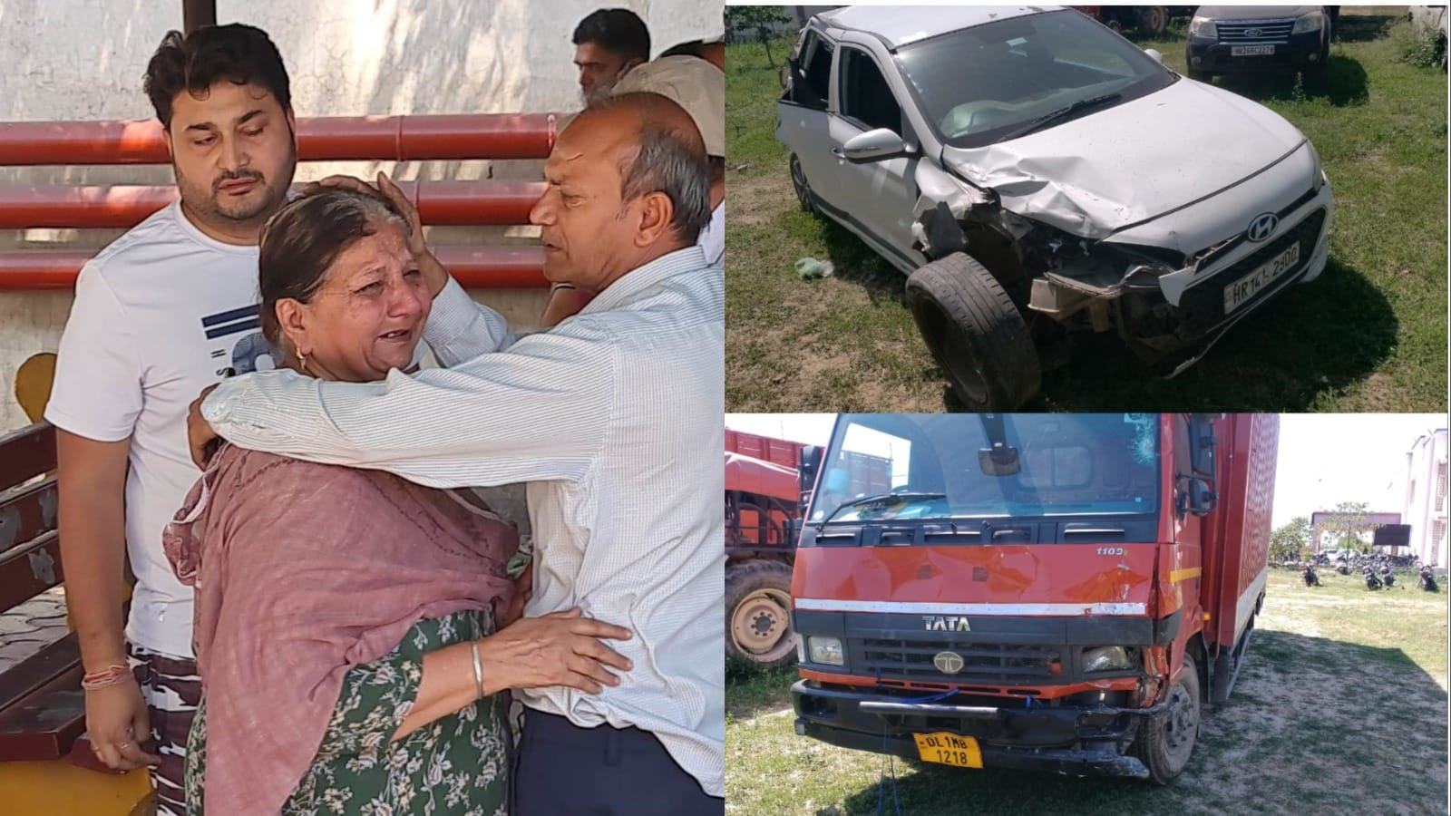Four youths died in Karnal due to uncontrolled canter collision