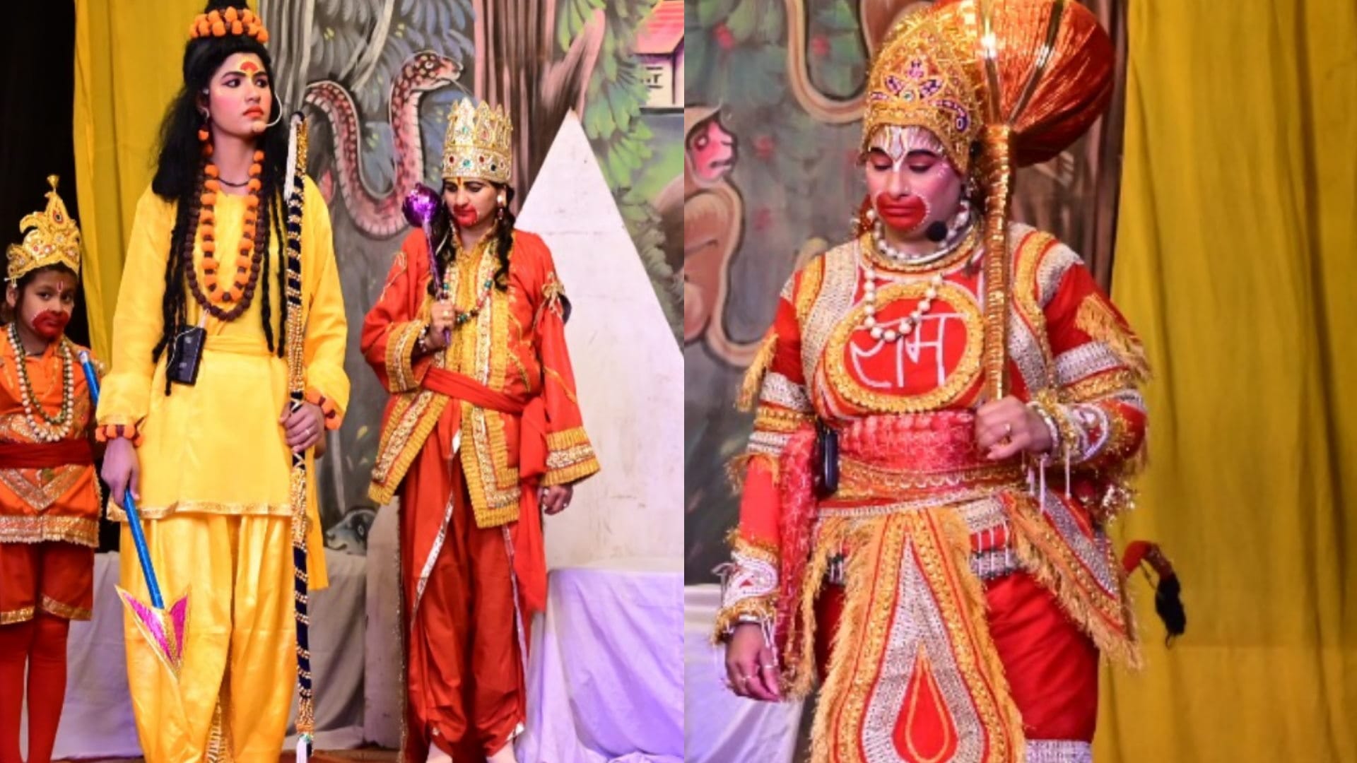 Mahila Ramlila from one year old Girl child to 70 women playing all characters Haldwani Uttarakhand news
