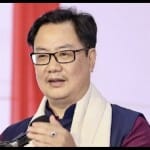 केंद्रीय कानून मंत्री किरण रिजिजू।