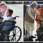 PM Modi take selfie with divyang bjp worker, pm modi