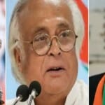 सचिन पायलट, जयराम रमेश और अशोक गहलोत।