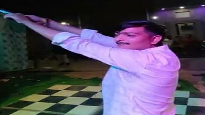 Viral video of young man dancing on DJ with pistol