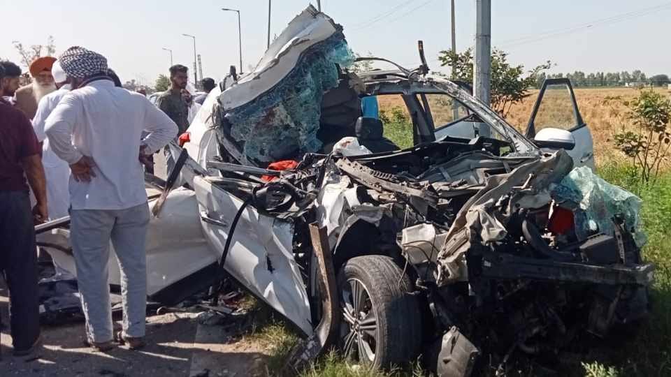 Four including Chandigarh mother and son died in a road accident in Nawanshahr