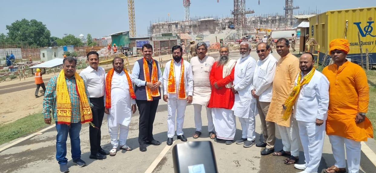 Maharashtra Chief Minister Eknath Shinde said, Balasaheb Maharashtra Bhawan will be built in Ayodhya