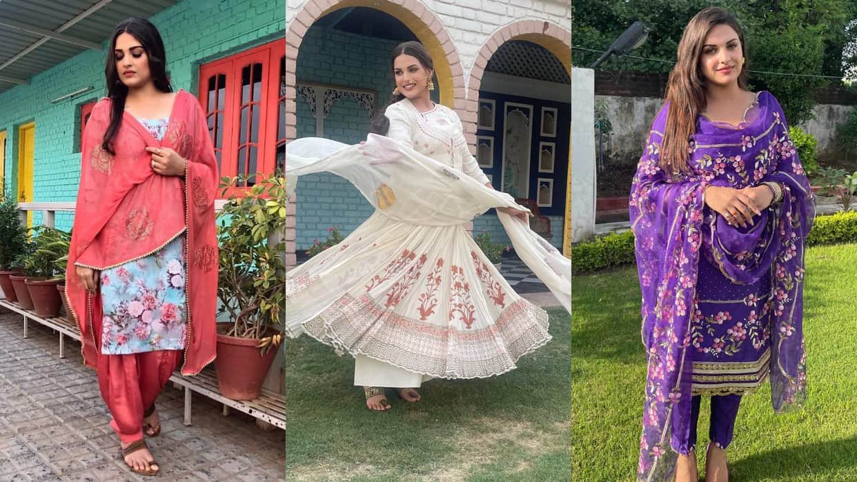 Baisakhi 2023 best traditional look of Himanshi Khurana see photos