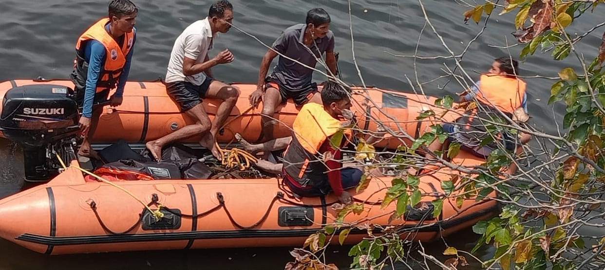 A young man drowned while bathing in the river in Shahdol, divers recovered the body