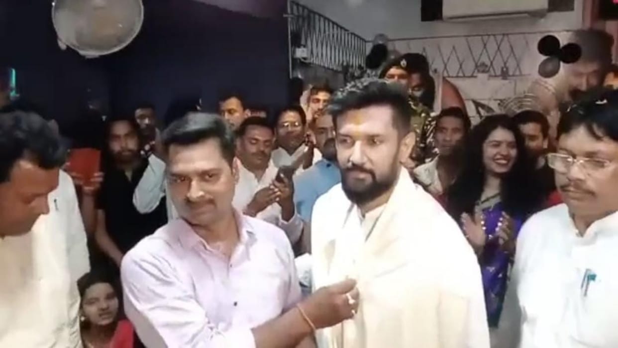 LJP Ram Vilas chief Chirag taunted CM Nitish, says Bihar is burning so President's rule should be implemented