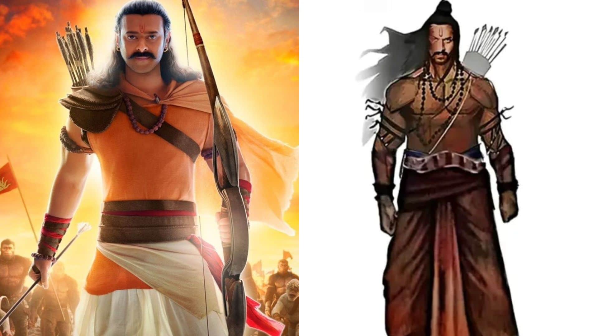 artist accused adipurush makers of copying prabhas look from his artwork kriti and saif ali khan starring film
