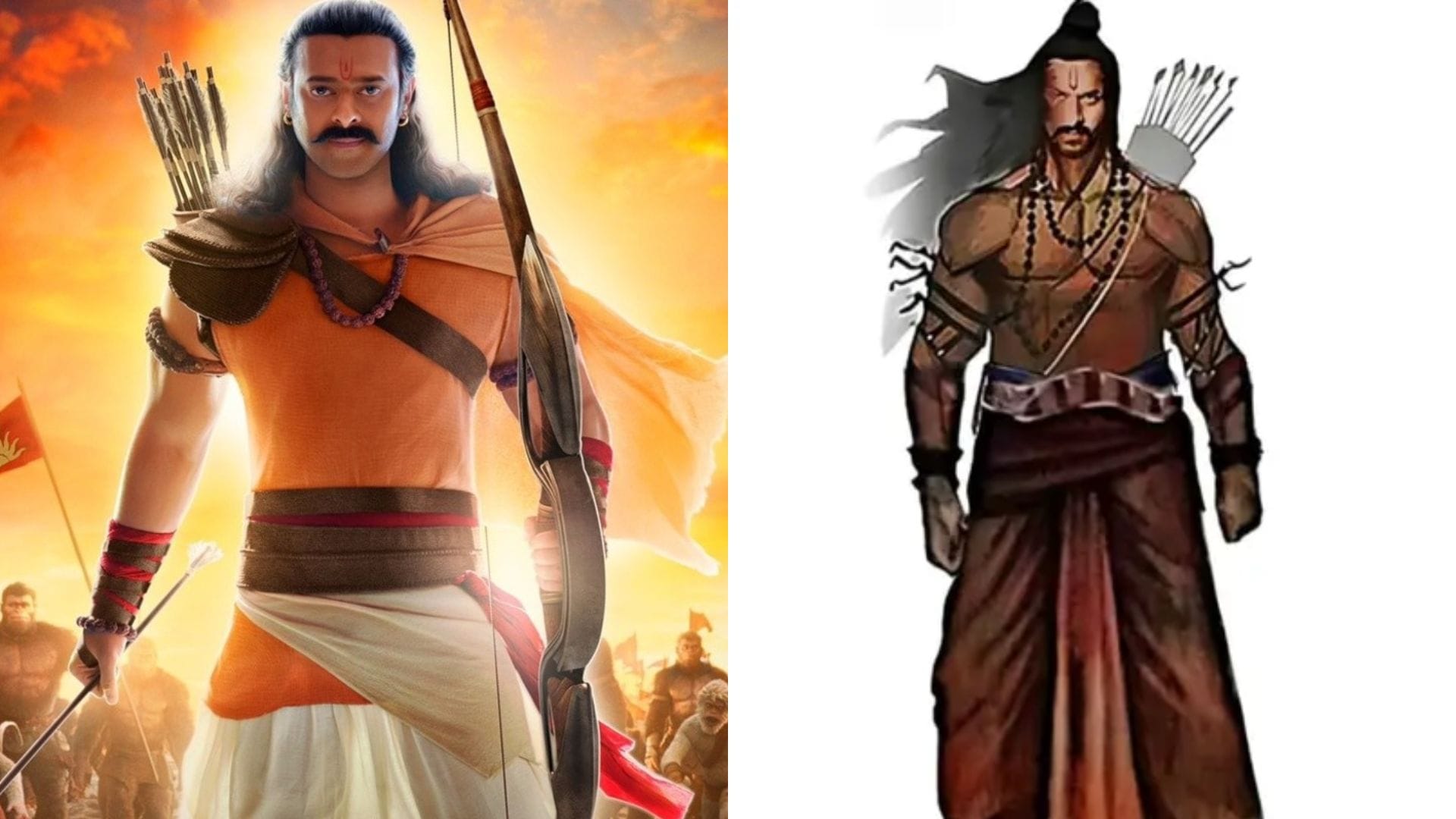 artist accused adipurush makers of copying prabhas look from his artwork kriti and saif ali khan starring film