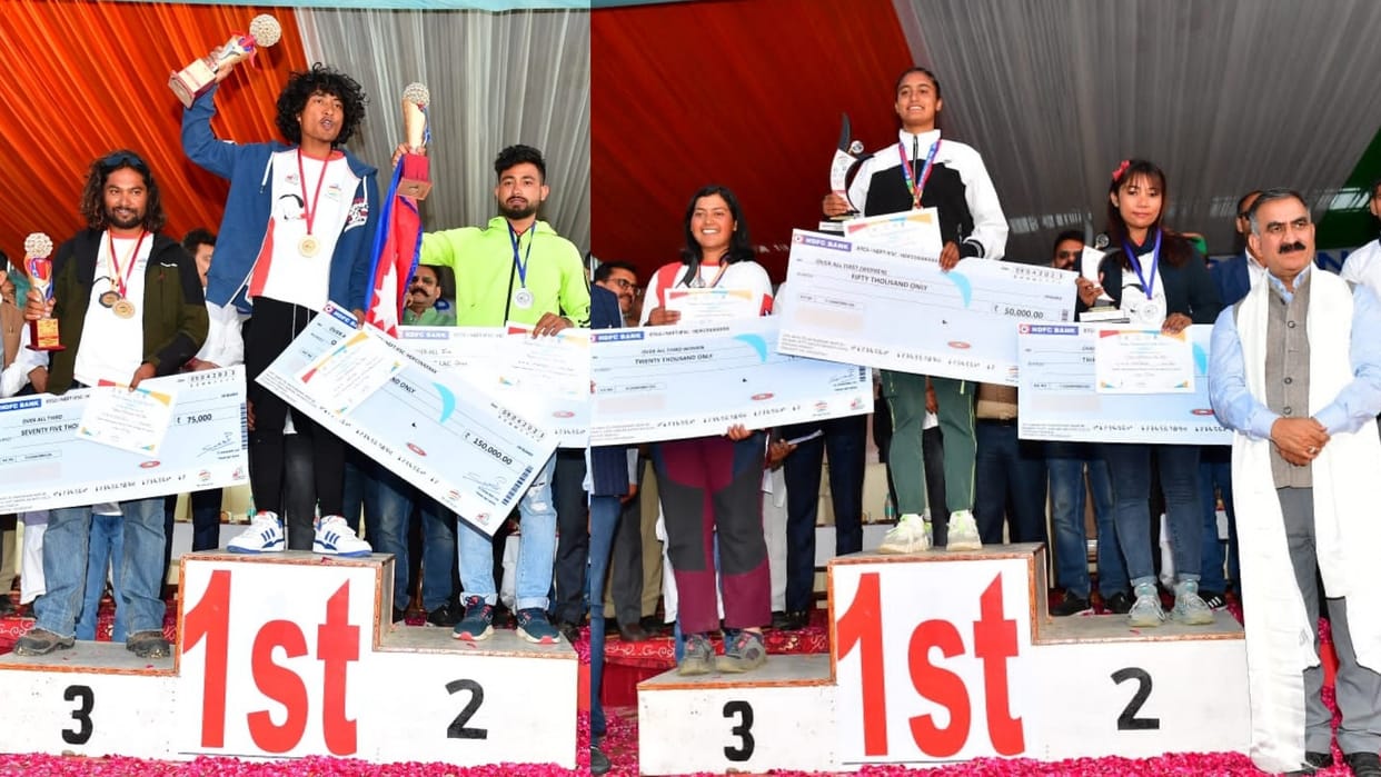 Nepal Aman Thapa wins Paragliding Accuracy Pre World Cup In Bir Billing Kangra Himachal Pradesh