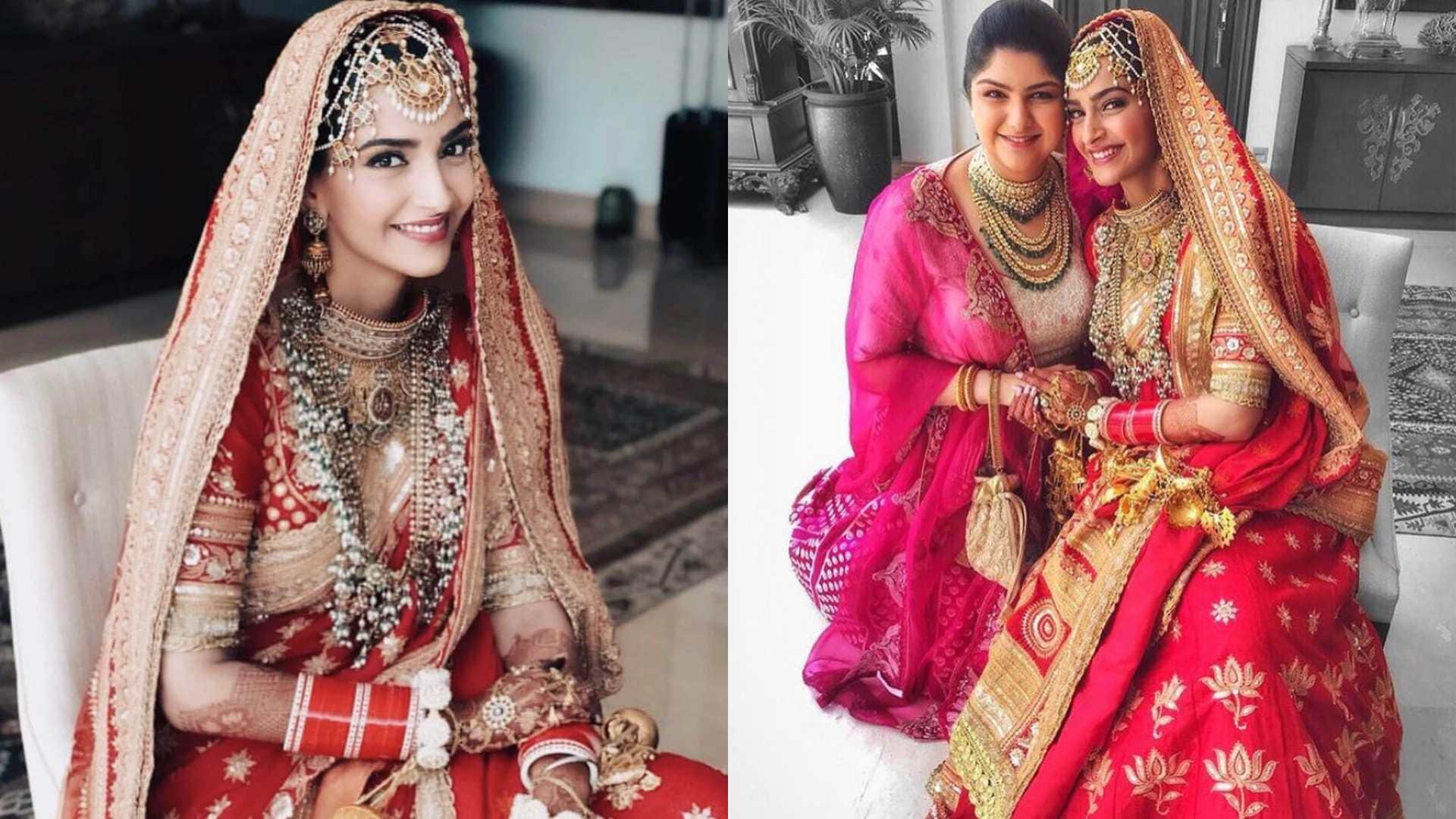 Fashion wedding lehenga of Sonam kapoor displayed in NMACC