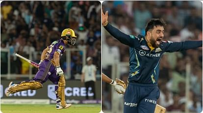 Rinku singh five sixes to Rashid Khan Hattrick know all records made in KKR vs GT Match in Ahmedabad
