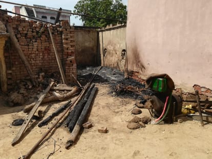Meerut: Rucks after the murder of a youth in Hastinapur, arson and stone pelting in the house of the accused