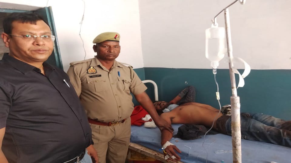 Kidnapping accused beheaded in police station in kanpur dehat