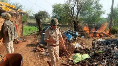 Chhattisgarh bandh; house burnt in biranpur bemetara, BJP state president Sao arrested