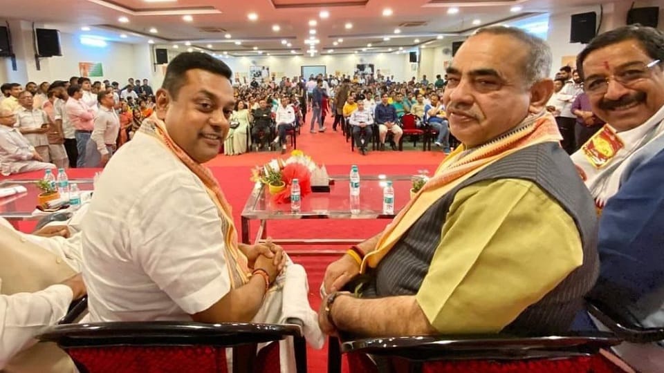 Sambit Patra attends Odisha Utkal Divas as chief guest