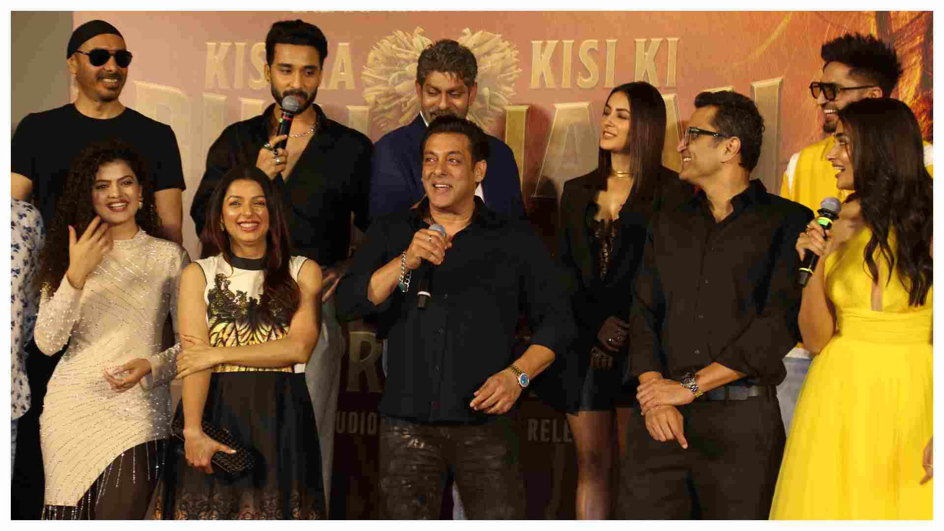 Trailer launch of Kisi Ka Bhai Kisi Ki Jaan remake of veeram salman khan farhad samji pooja hegde