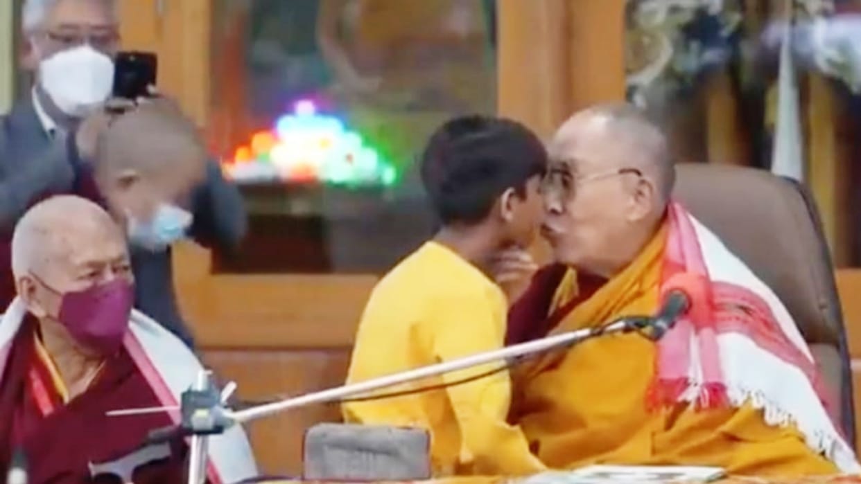His Holiness Dalai Lama apologizes to boy family for viral video