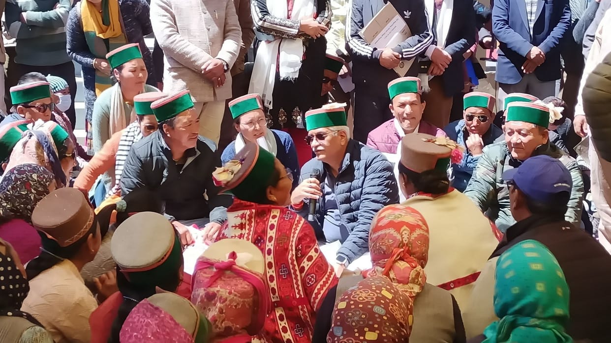 Union jal shakti minister Gajendra Singh Shekhawat two day visit in Kinnaur