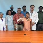 पीजीआई में बच्ची का हाथ दोबारा जोड़ने वाले डॉक्टरों की टीम।
