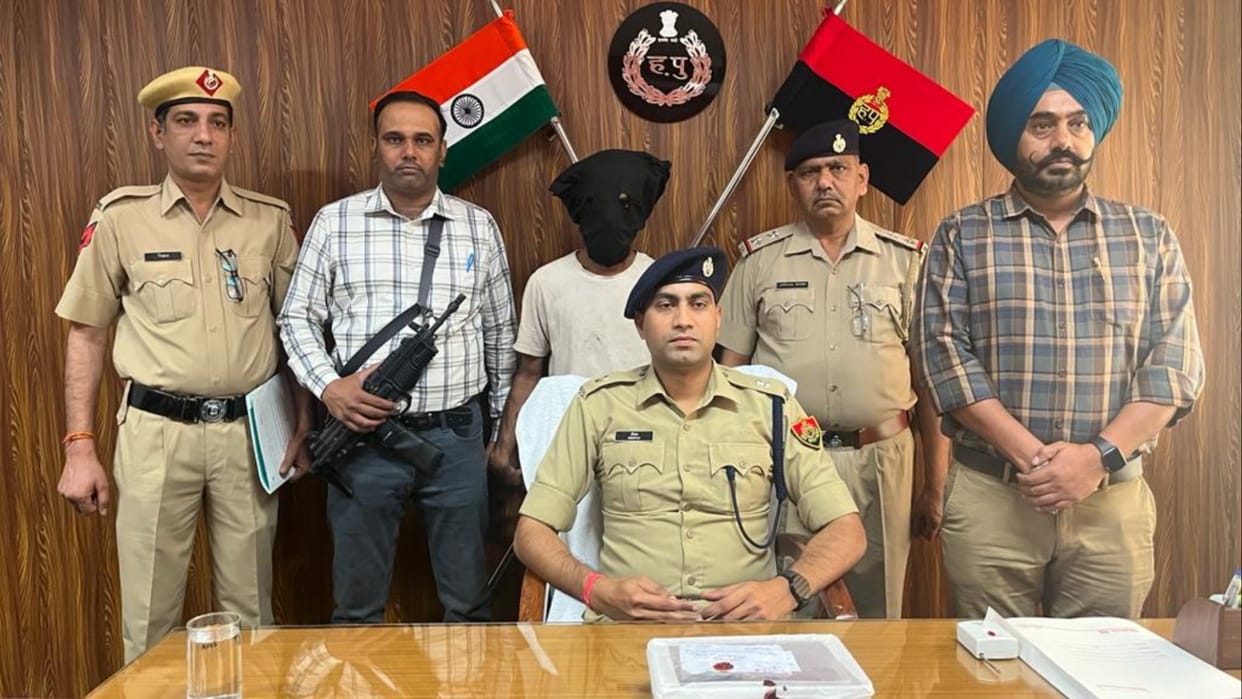 Wanted crook David arrested in Ambala of Haryana