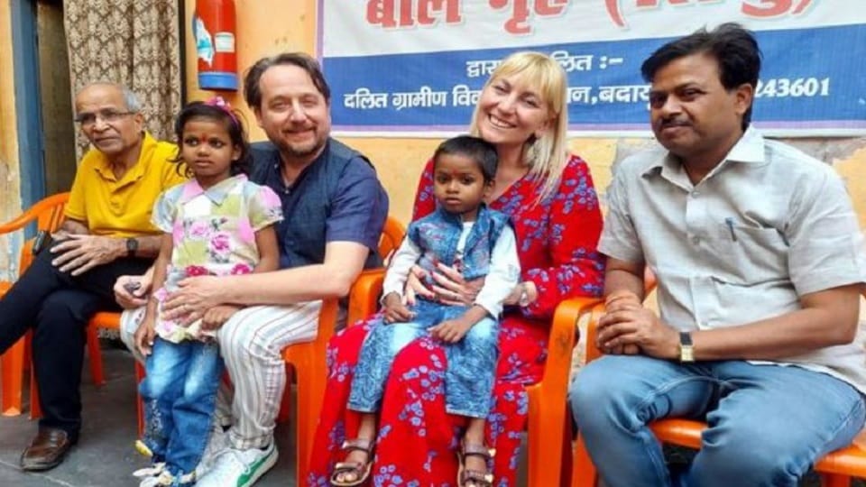 Italian couple adopted orphaned siblings in Budaun
