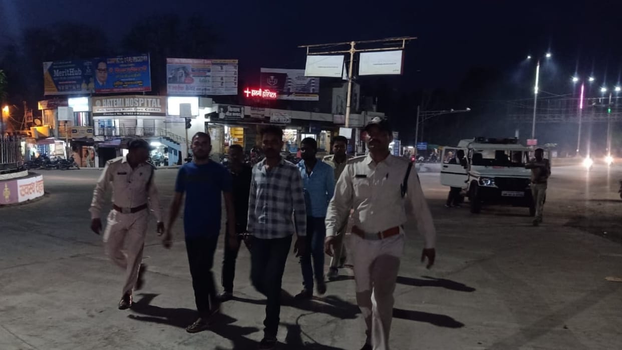 Shahdol News Four accused arrested for assaulting ABVP and Bajrang Dal workers