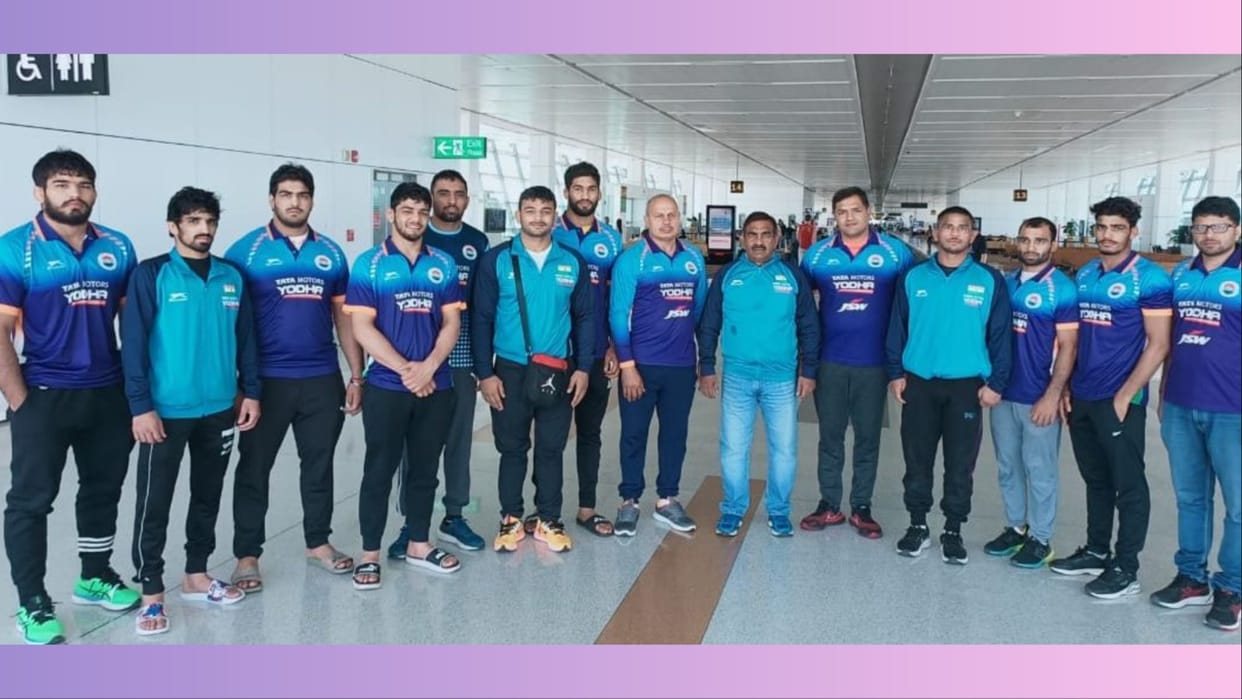 Asian wrestling Championship: Freestyle wrestlers leave for Kazakhstan