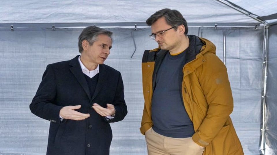 US Secretary of State Antony Blinken spoke with Ukrainian Foreign Minister Dmytro Kuleba