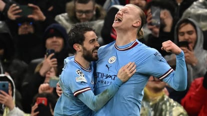 UEFA Champions League Manchester City beat Bayern Munich ucl quarterfinal first leg Inter Milan beat Benfica
