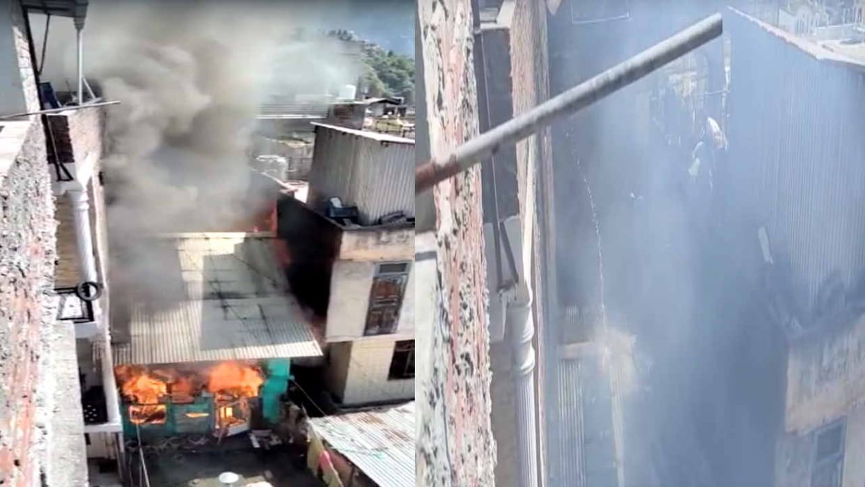 House burnt to ashes in Julakhadi chamba, goods also burnt
