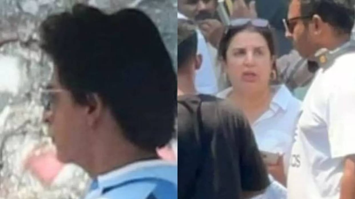 Shah Rukh Khan Film Jawan Song Photos leaked from shooting set near Bandra Worli Sea Link