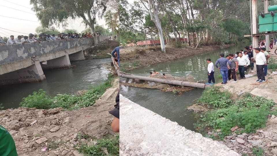 Youth drowned in canal not found even after 24 hours in Bhiwani