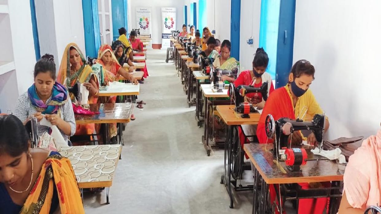 Adani Foundation making women self reliant in Sewapuri Varanasi